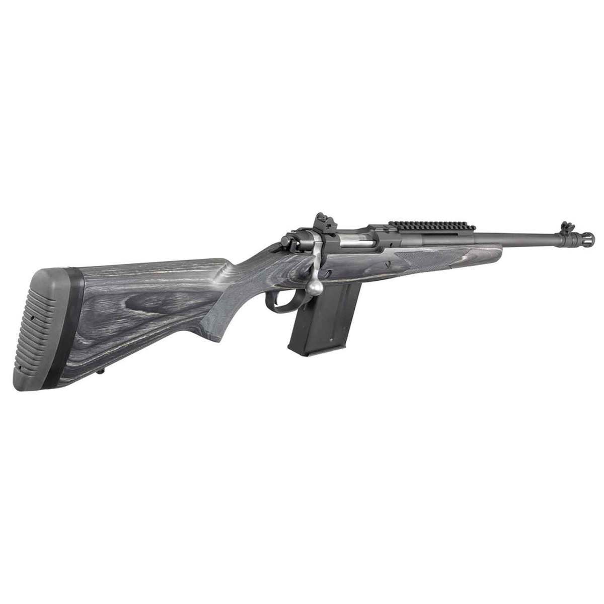 Ruger Gunsite Scout Matte Black Gray Bolt Action Rifle 308 Winchester