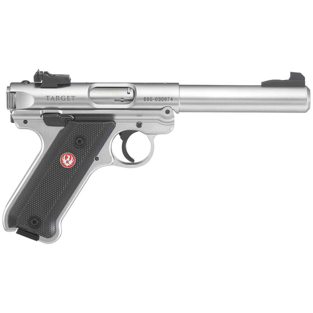 Ruger Mark Iv Target 22 Long Rifle 55in Stainless Pistol 101 Rounds Sportsmans Warehouse 9837