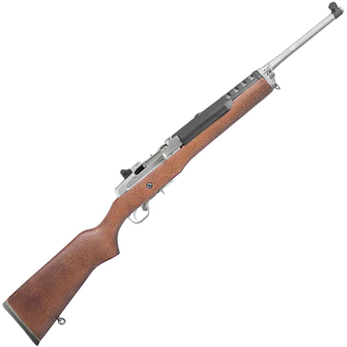 Ruger Mini Thirty Hardwood 7.62x39mm 18.5in Matte Stainless Semi ...