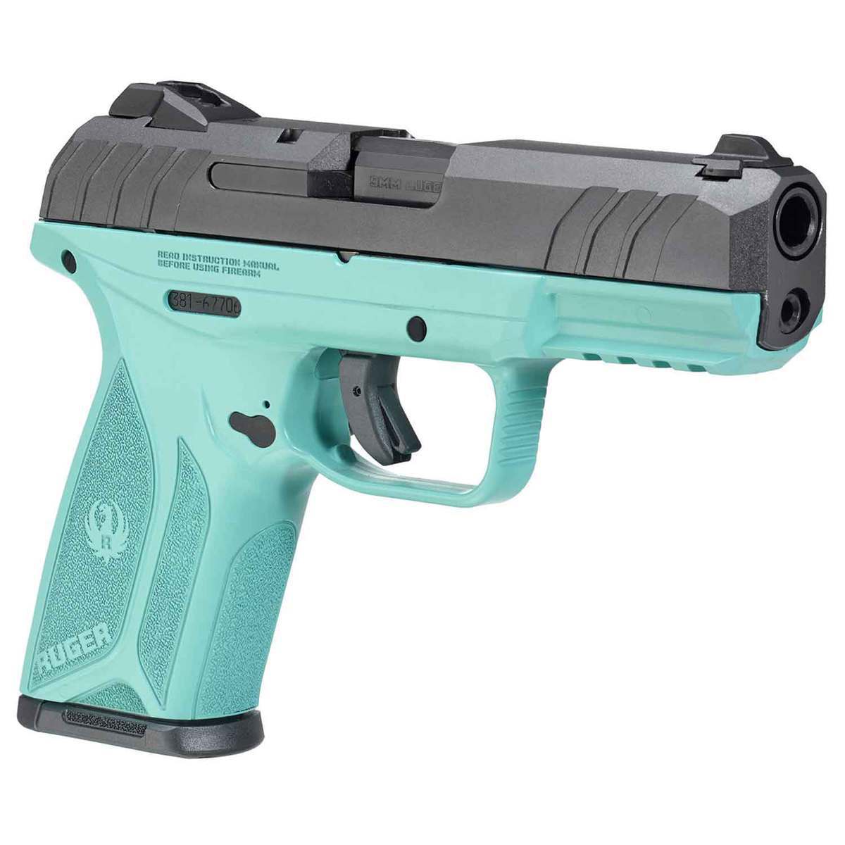 Ruger Security 9 9mm Luger 4in Bluedturquoise Pistol 151 Rounds Blue Sportsmans Warehouse 8955