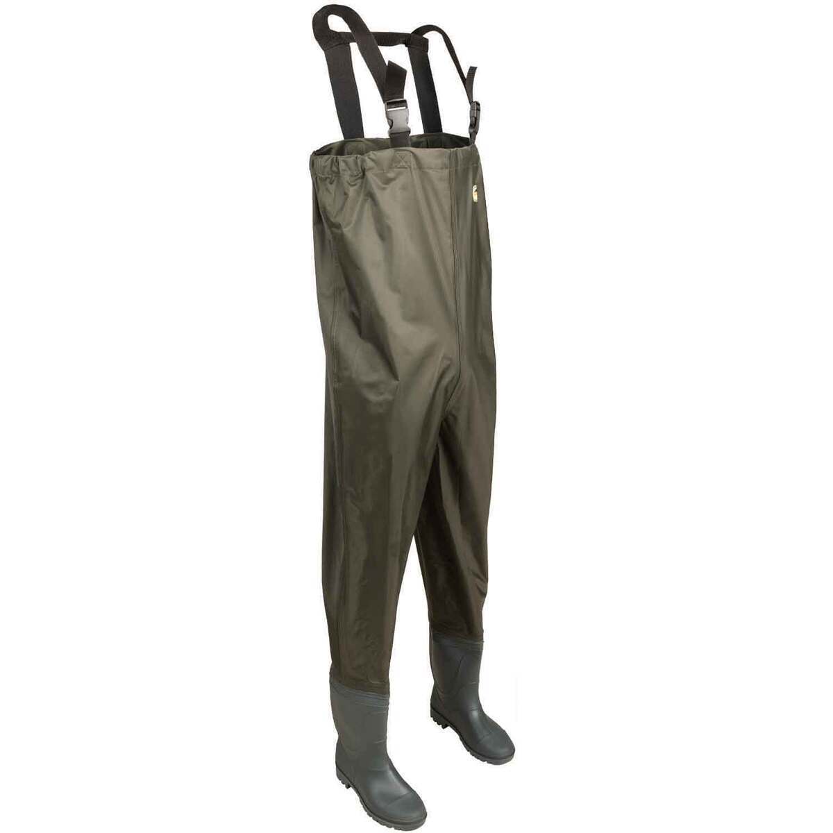 Mens Fishing Waders, PVC Waist High with Boots 100% Waterproof Waders  Breathable Fly Fishing Hip Waders (C Style 1) : : Sports & Outdoors
