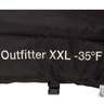 Rustic Ridge Outfitter XXL -35 Degree Oversized Rectangular Sleeping Bag - Black - Black Oversized
