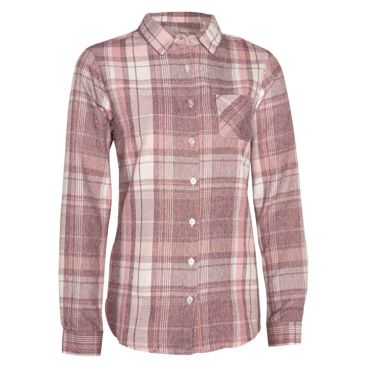 Rustic Ridge Women's Yarn Dye Flannel Long Sleeve Shirt | Sportsman's ...