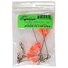 Oregon Tackle Salmon Spreader With Swivels Hook Rig - Flame, 3pk - Flame