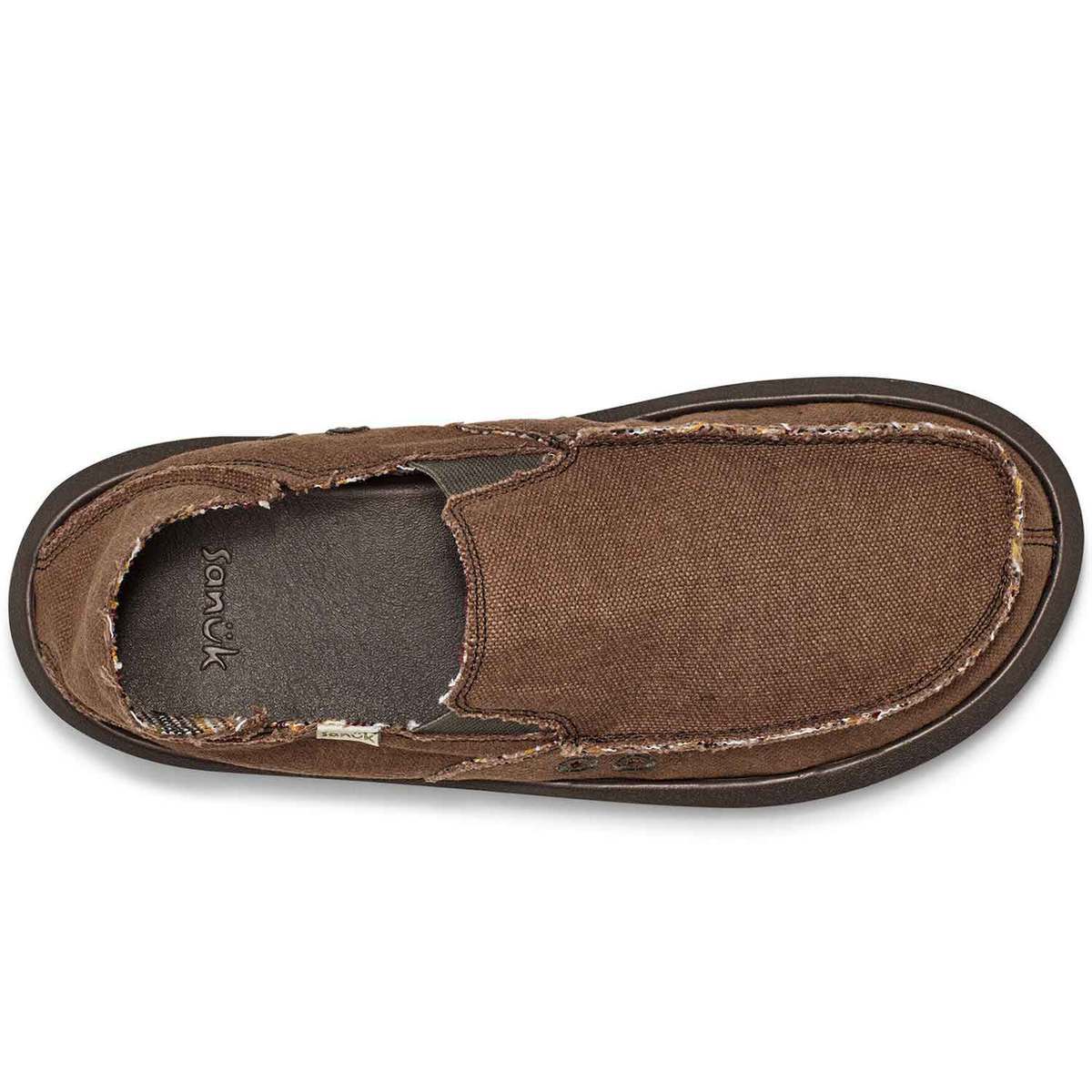 Sanuk Men's Vagabond ST Hemp Casual Shoes - Brown - Size 13 - Brown 13 ...