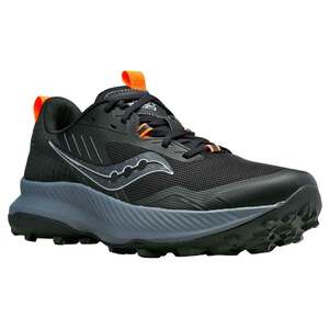 Saucony Men's Blaze TR Low Trail Running Shoes - Black/Orange - Size 10.5