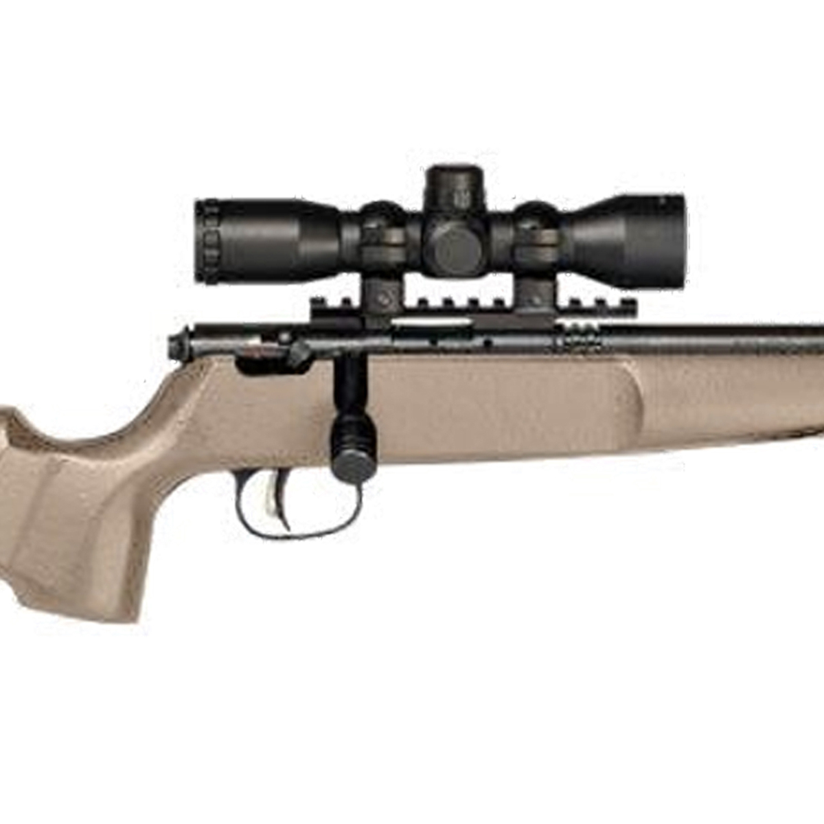 Savage Rascal Target XP Black/Flat Dark Earth Bolt Action Rifle - 22 ...