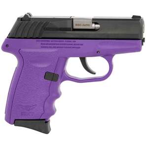 SCCY CPX-3 380 Auto (ACP) 3.1in Matte Black/Purple Pistol - 10+1 Rounds