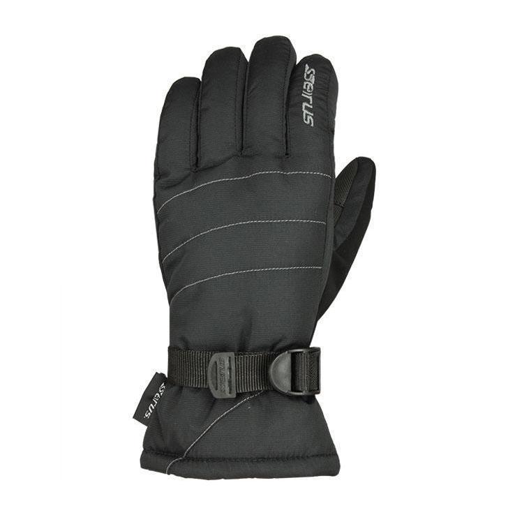 Seirus Junior Stitch Glove - Black/Gray M | Sportsman's Warehouse