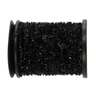 Semperfli Gel Core Body Micro Fritz Fly Tying Chenille - Black, 6.5yds - Black 0.8mm