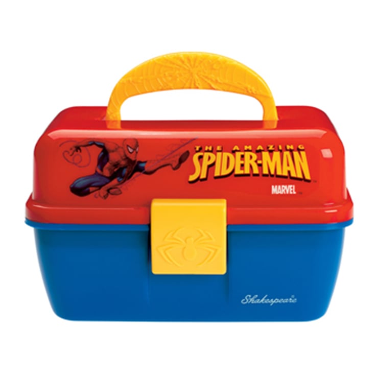 Rand Spiderman Large Tackle Box For Kids W/ Handle 3D