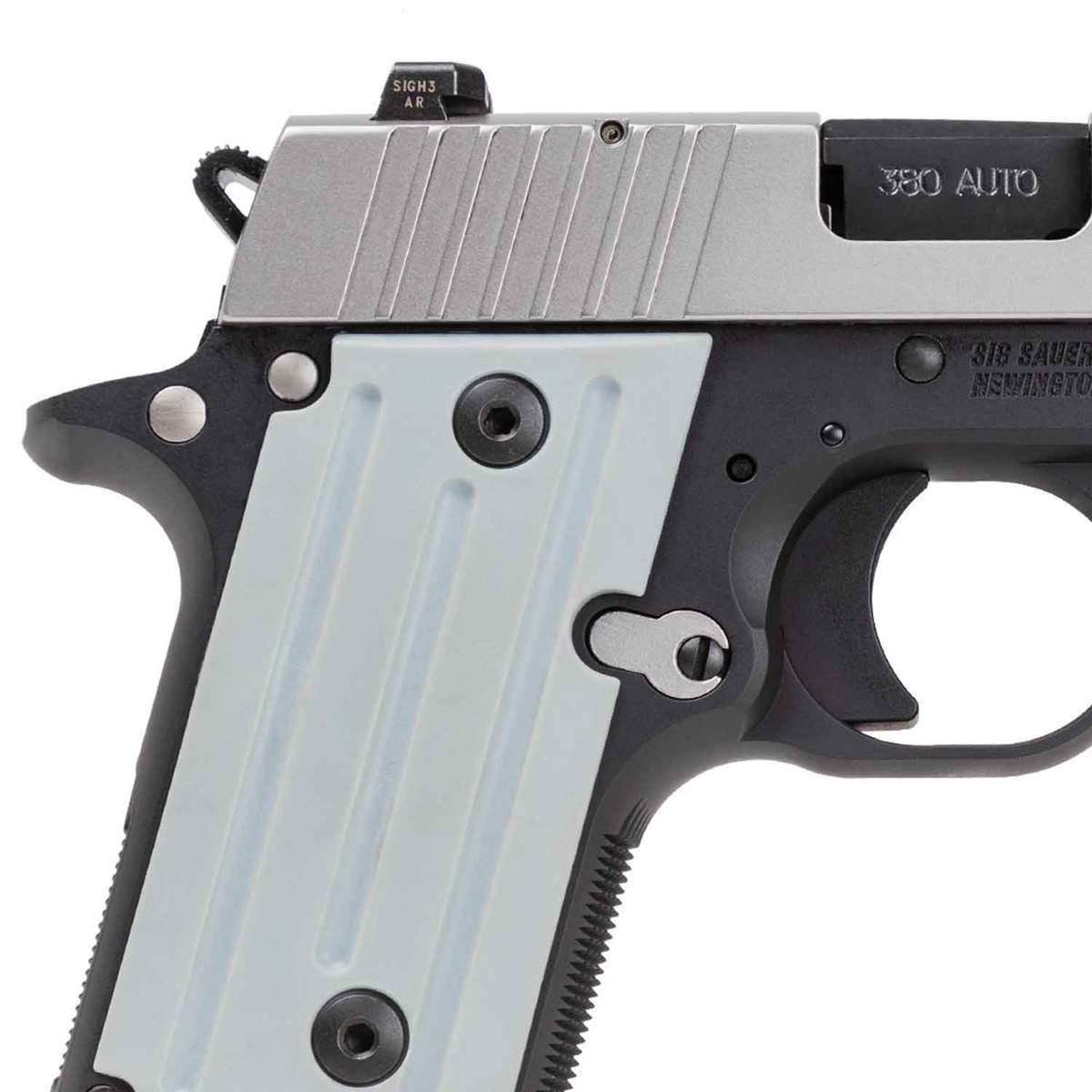 Sig Sauer P238 2 Tone 380 Auto Acp 27in Stainlessblack Pistol 61