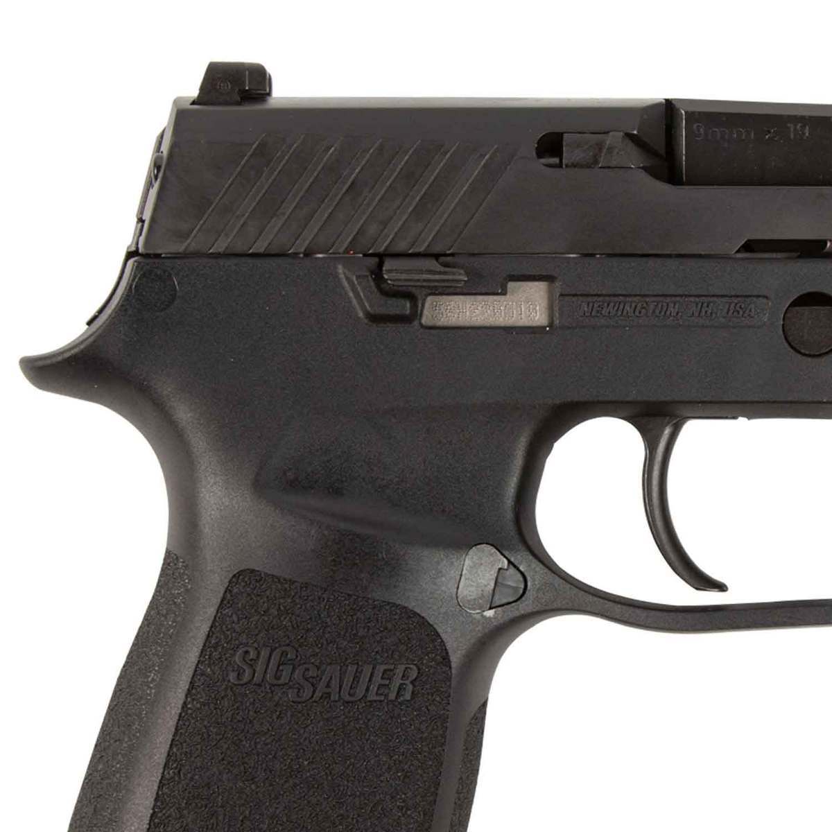 Sig Sauer P320 Full Sized 9mm Luger 47in Black Pistol 171 Rounds