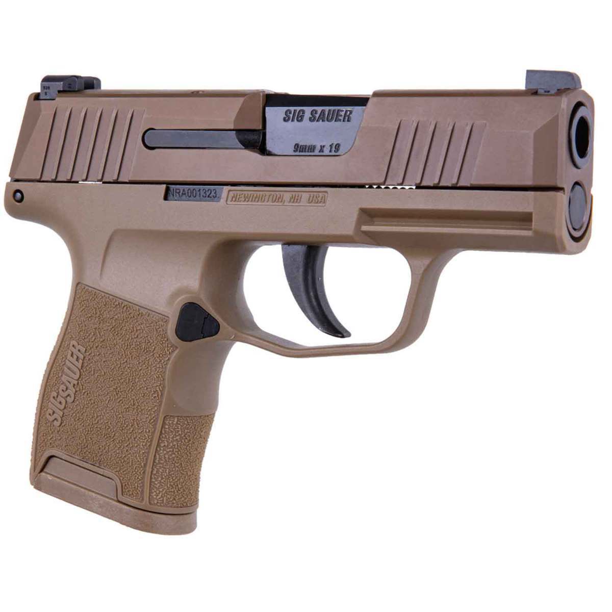 Sig Sauer P365 Nra 9mm Luger 3 1in Coyote Pistol 12 1 Rounds Coyote Sportsman S Warehouse