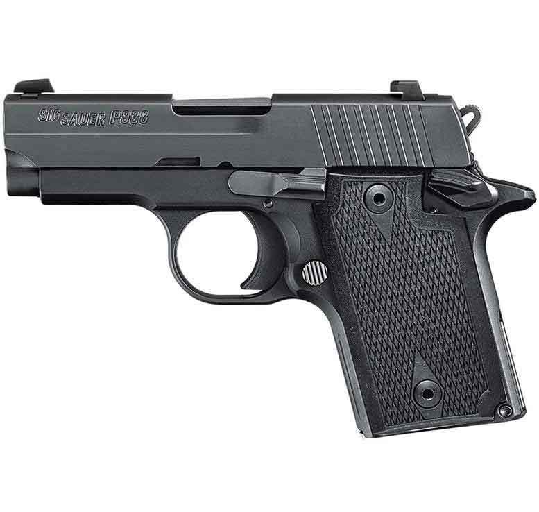 Sig Sauer P938 Micro Compact 9mm Luger 3in Nitron Hard Coat Pistol 6