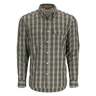 Simms Men's Big Sky Long Sleeve Fishing Shirt - Willow/Dark Olive Plaid - XL - Willow/Dark Olive Plaid XL