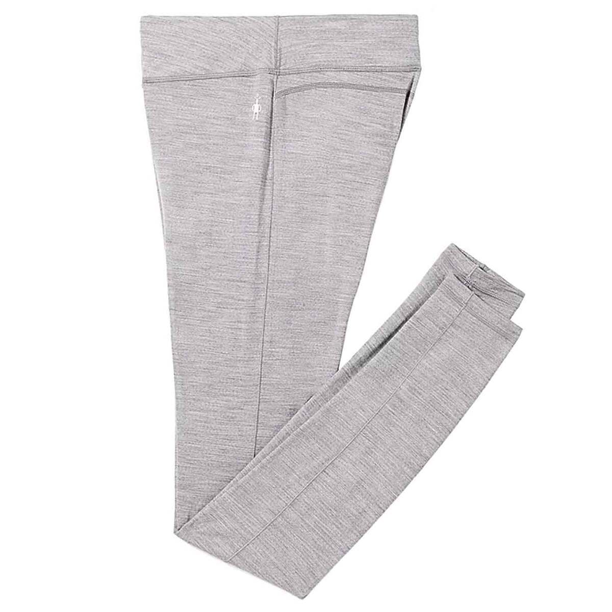 Grey Merino Wool Pants - Heavyweight Base Layer