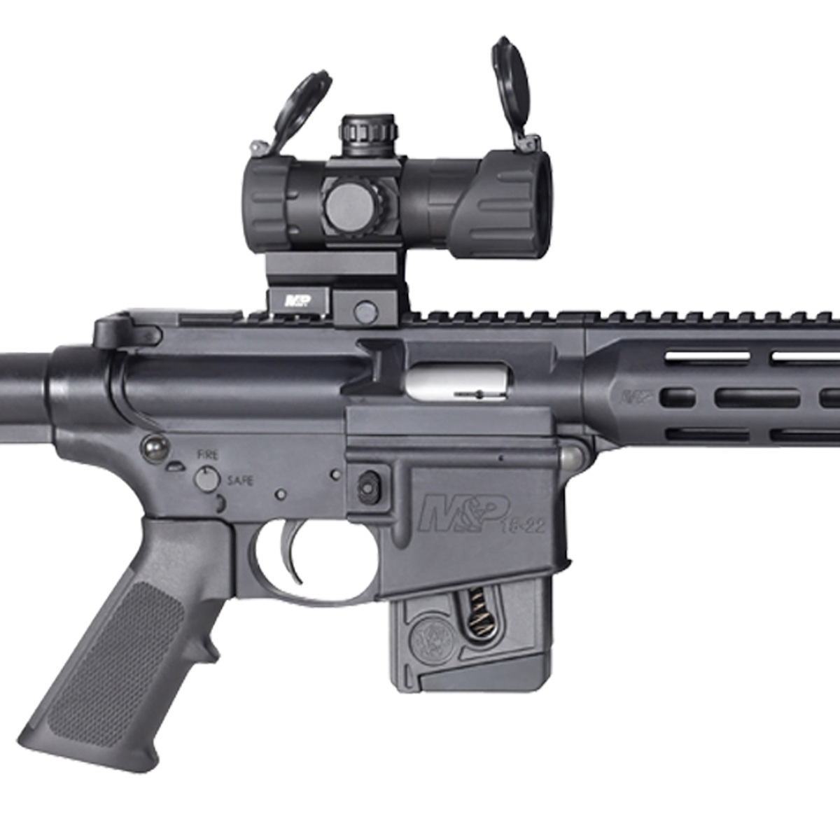 Smith & Wesson MP 15-22 Sport w/Optic 22 Long Rifle 16.5in Matte Black ...