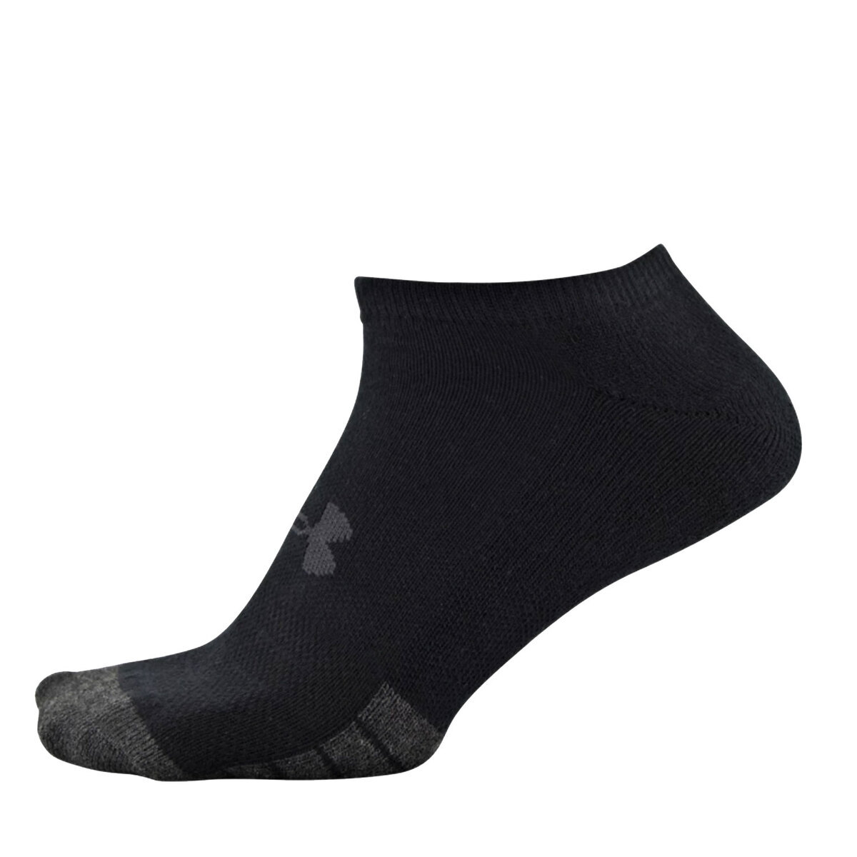 Under Armour Men's Performance Tech No Show 3 Pack Socks - Black - L ...