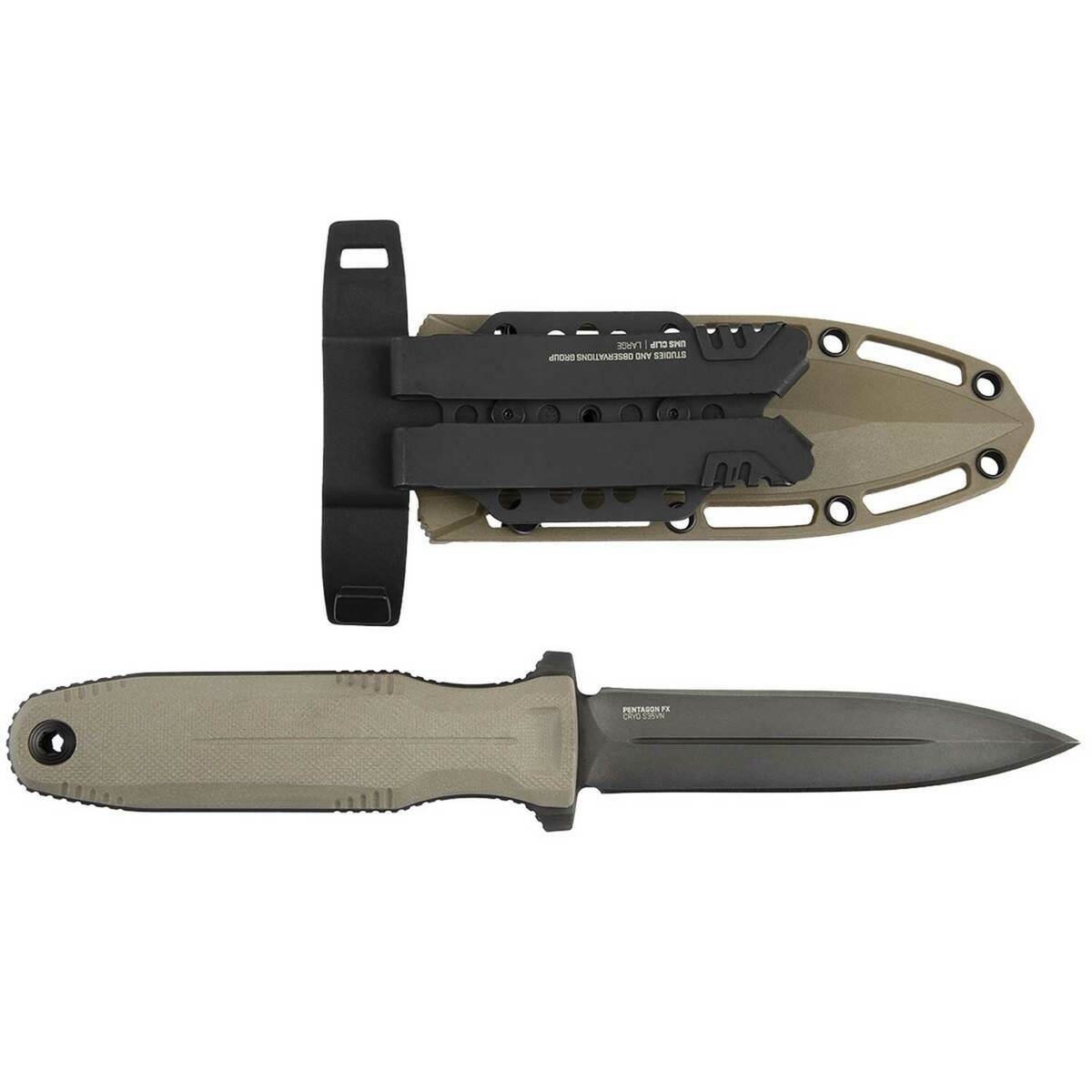 SOG Pentagon FX 4.77 inch Fixed Blade Knife | Sportsman's Warehouse