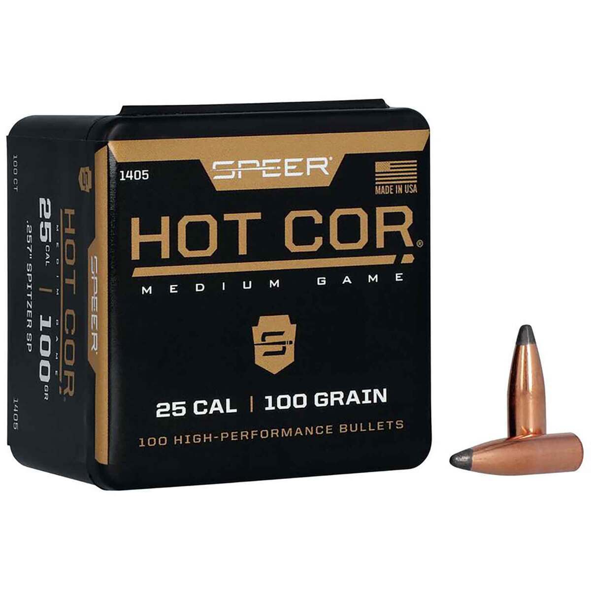 Speer Hot-Cor .257 100gr Reloading Bullets - 100 Count | Sportsman's ...