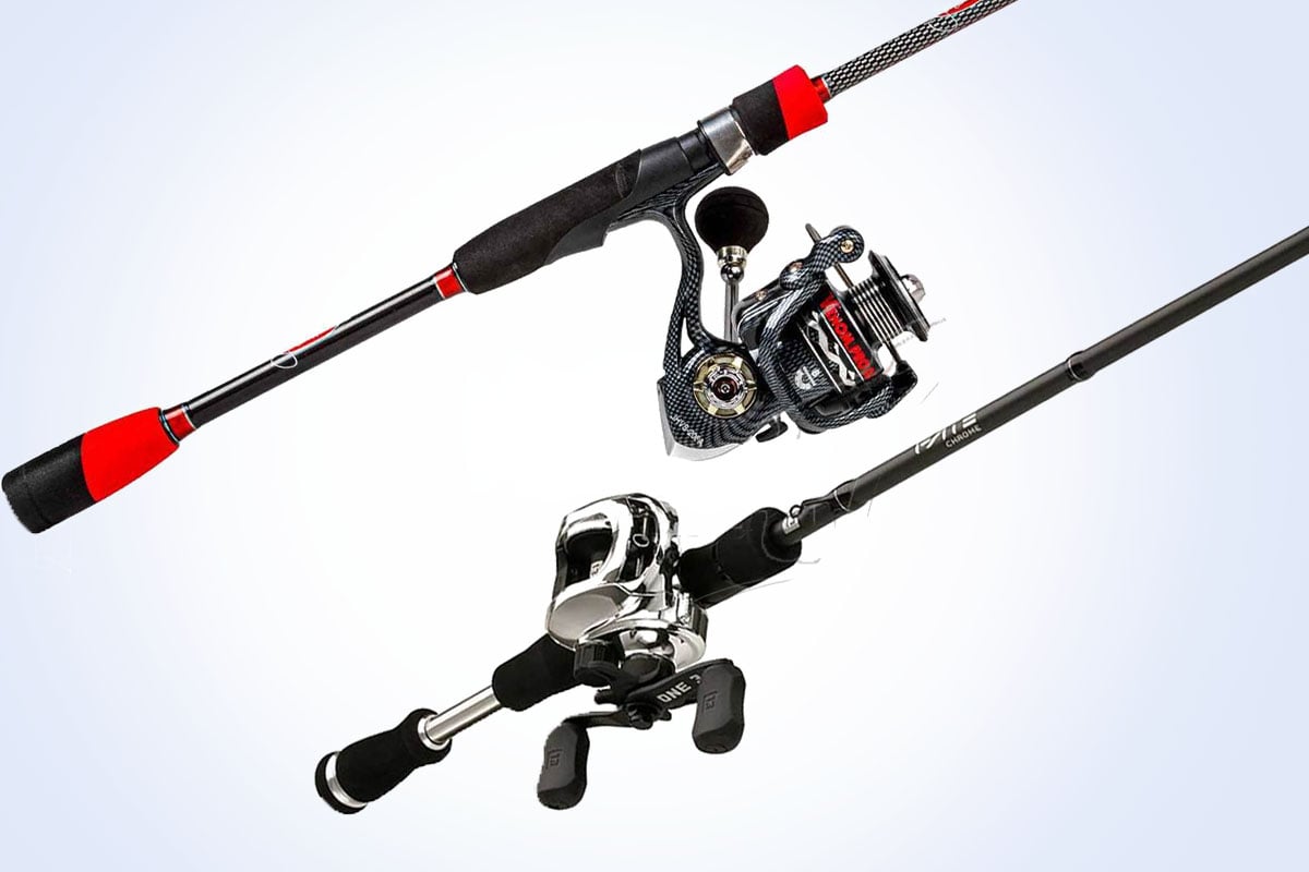 Fishing Rods Reels | Multispecies Spinning Combo | Baitcating Rod Reel  Right Left Handed | Heavy Surfcasting Power | Fast Action with Saltwater