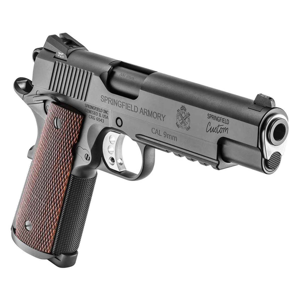 Springfield Armory 1911 A1 Professional Light Rail 9mm Luger 5in Black Pistol 81 Rounds 2003