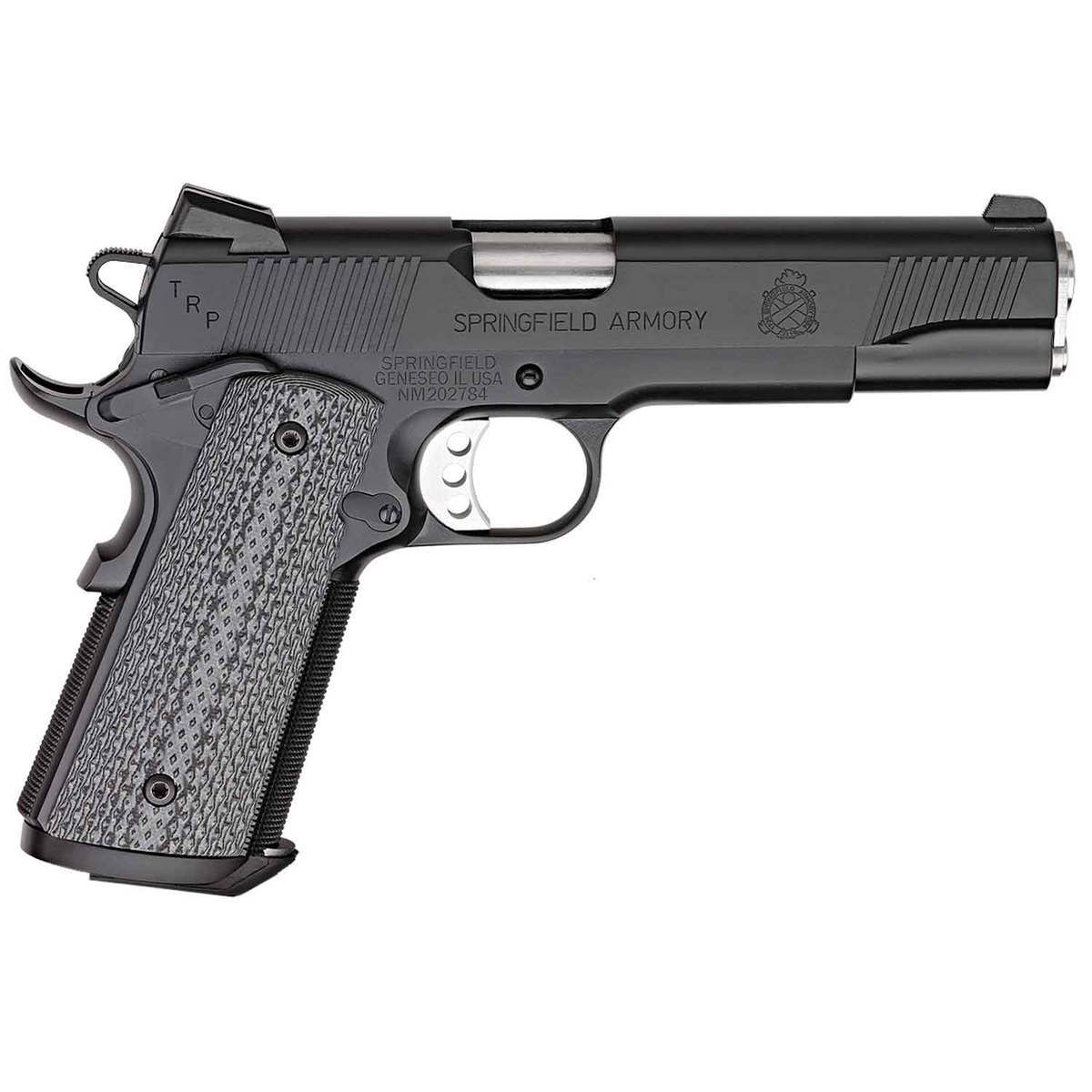 Springfield Armory 1911 Trp 45 Auto Acp 4in Black Armory Kote Pistol 71 Rounds Sportsman 6428