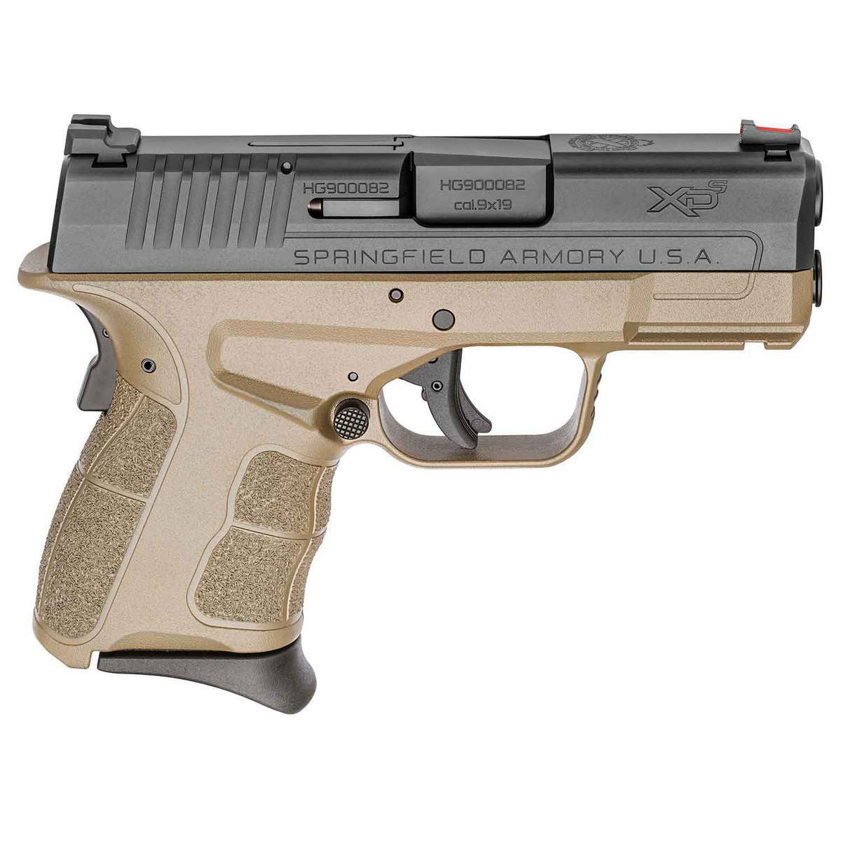 Springfield Armory Xd S Mod 2 Single Stack 9mm Luger 3 3in Black Fde