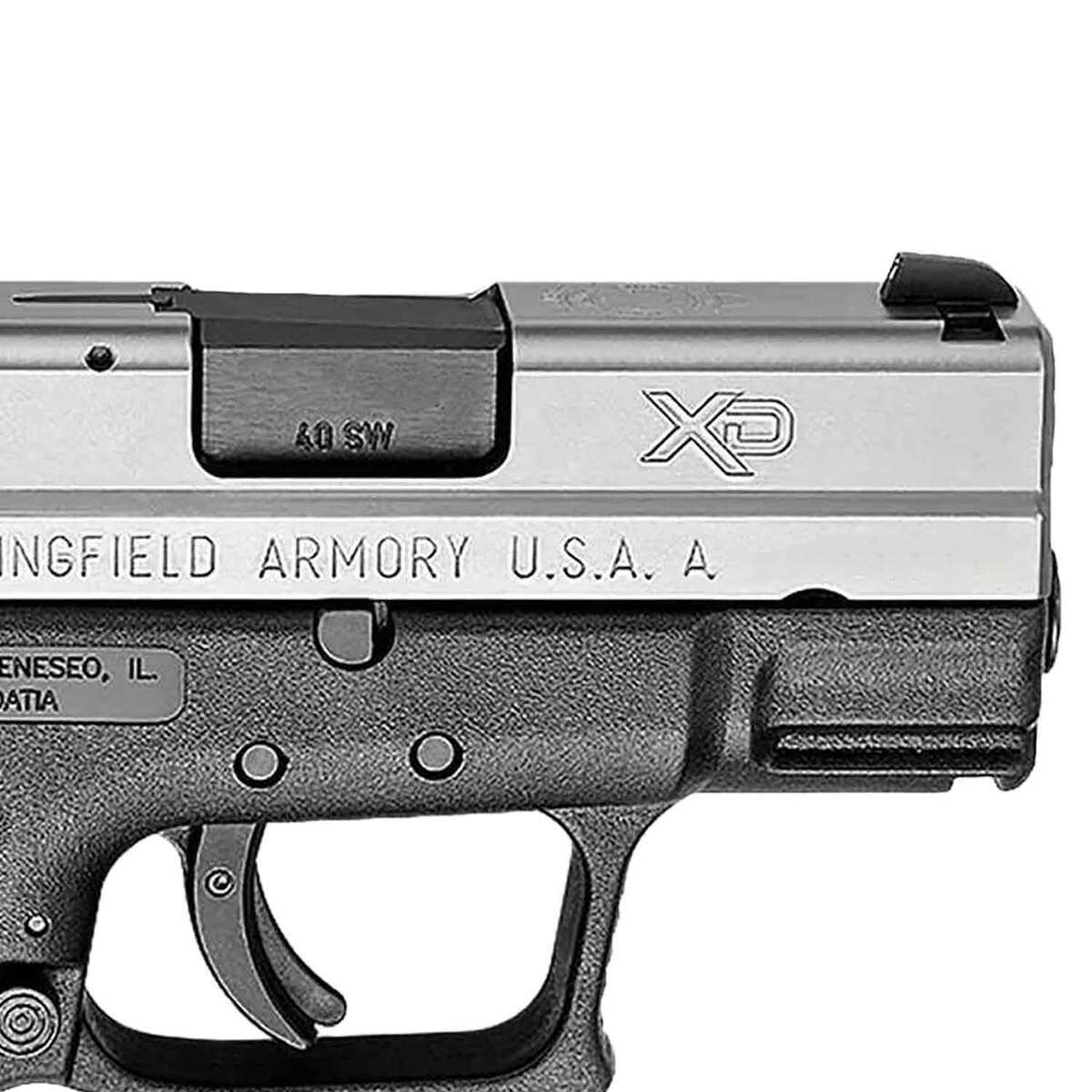 Springfield Armory Xd Sub Compact 40 Sandw 3in Blackstainless Pistol 91 Rounds California