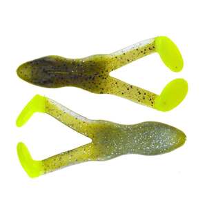 Stanley 4 Ribbit Rubber Frog Softbait, Baby Bass, 5 pack 