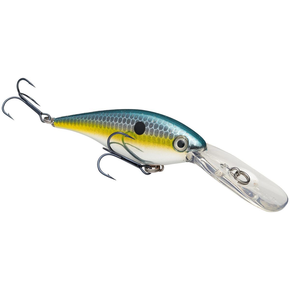 Strike King Pro-Model Lucky Shad Medium Diving Crankbait - Chrome Sexy ...