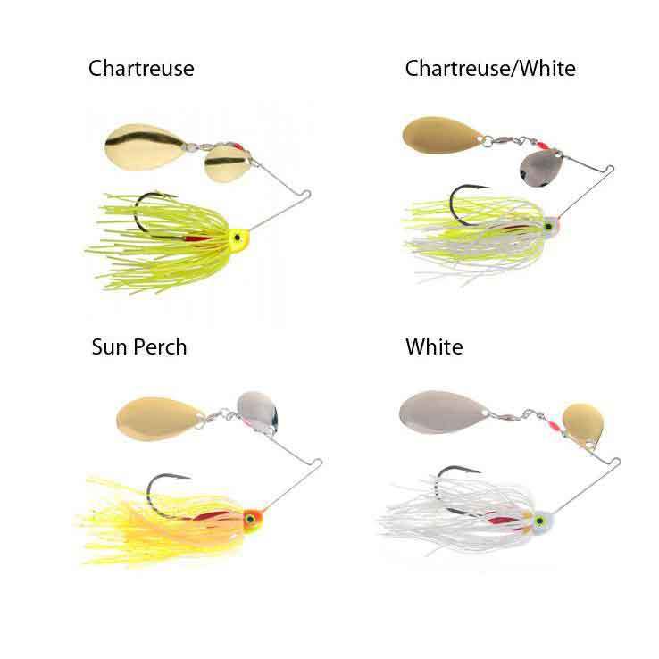 Strike King Silhouette Colorado Indiana Spinnerbait - Chartreuse, 1/2oz ...