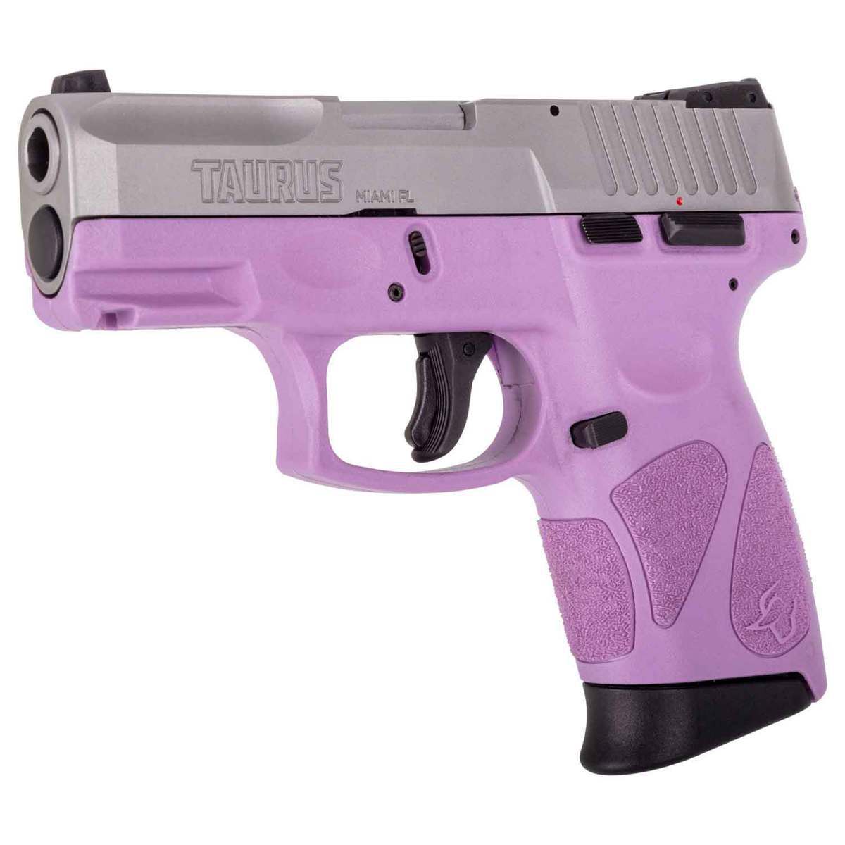 Taurus G2C 9mm Luger 3.25in Stainless/Light Purple Pistol - 12+1 Rounds ...