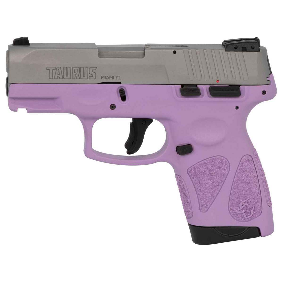 Taurus G2S 9mm Luger 3.26in Light Purple/Stainless Pistol - 7+1 Rounds ...