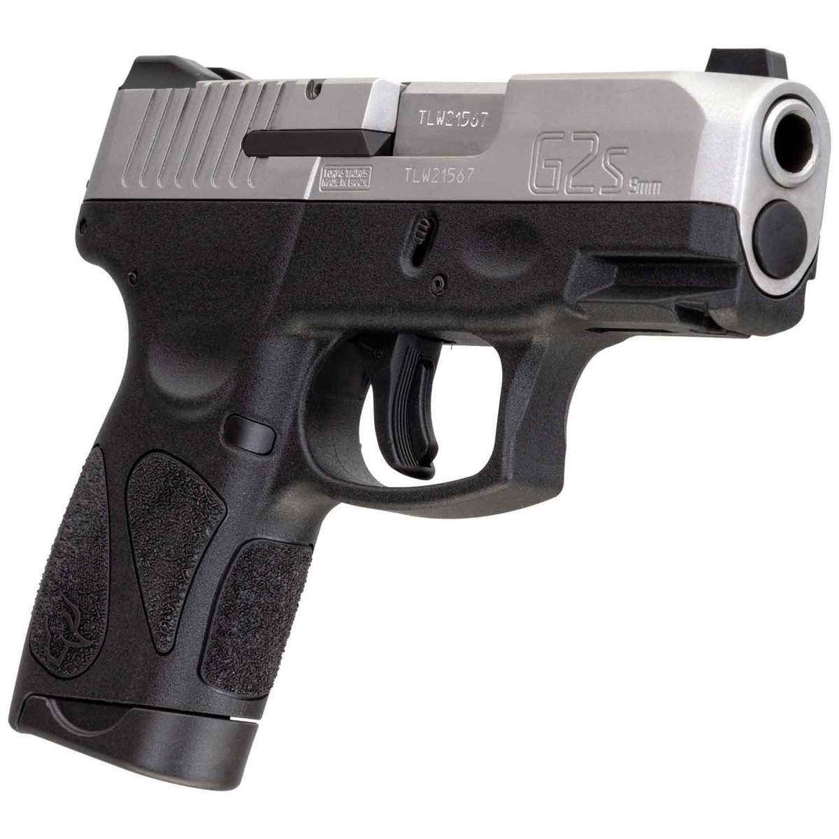 Taurus G2s 9mm Luger 32in Stainlessblack Pistol 71 Rounds Black Sportsmans Warehouse 8619