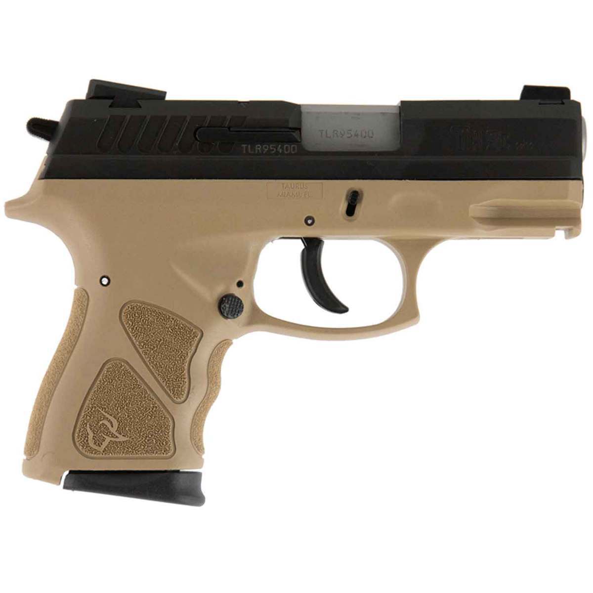 Taurus Th9 Compact 9mm Luger 354in Fde Pistol 131 Rounds