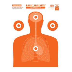 Thompson Target Basic Training Silhouette Life Size Economy Paper Shooting Targets - 1 Pack