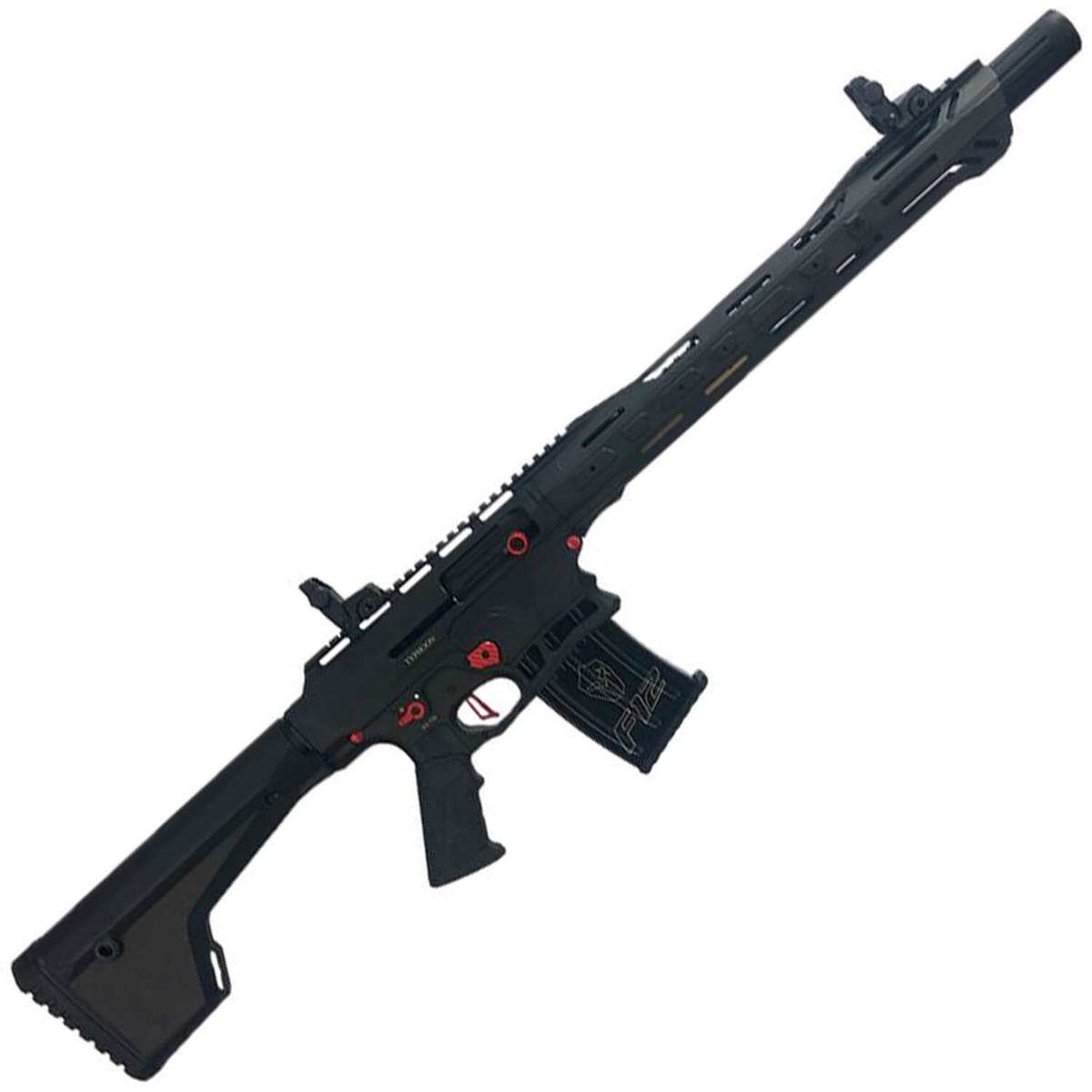 Typhoon F12 Puma Sport 12 Gauge 3in Black/Red Semi Automatic Shotgun - 18.5...