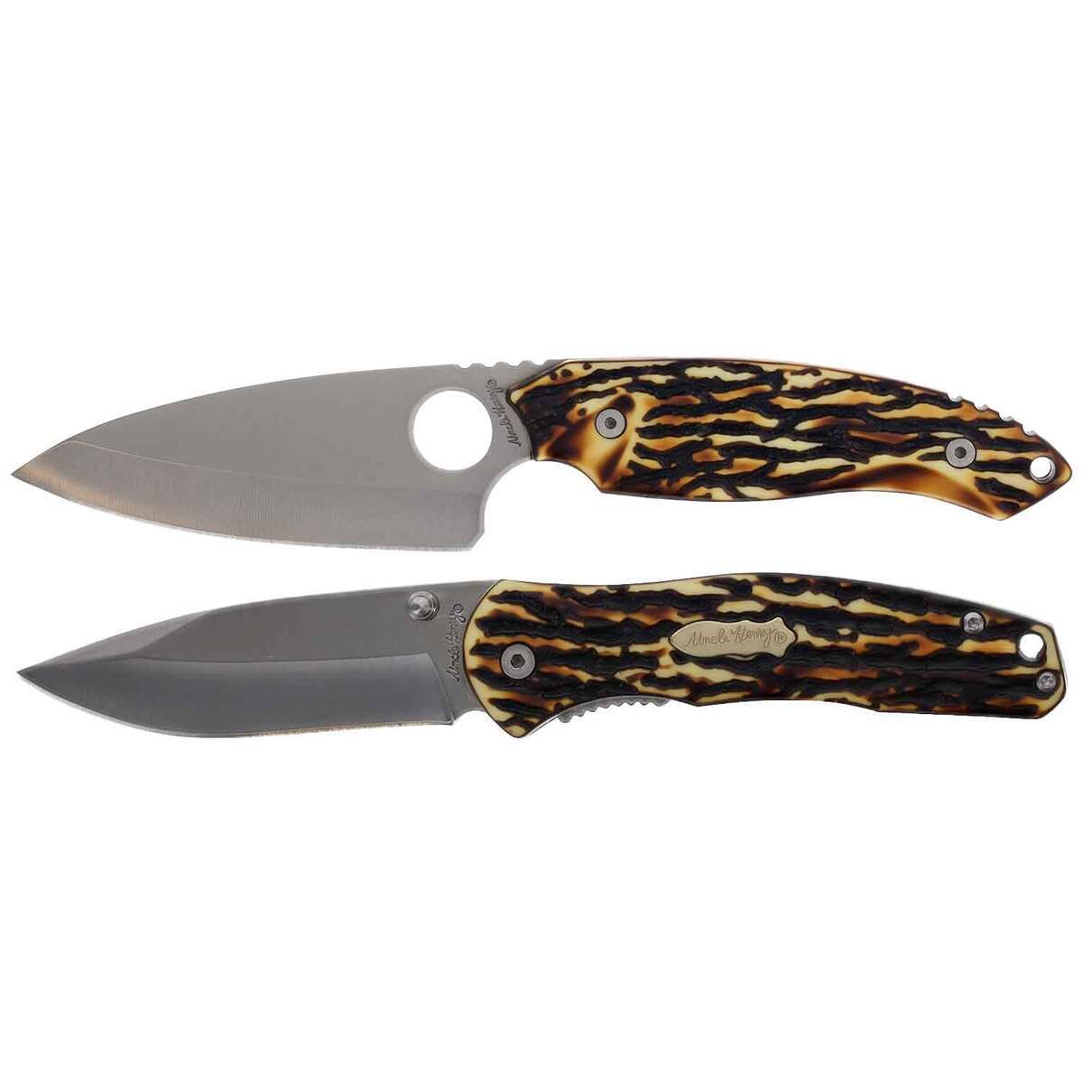 Set 2 Floating Fillet Knife / Sheath Stainless Steel Fishing Camping  Survival for sale online