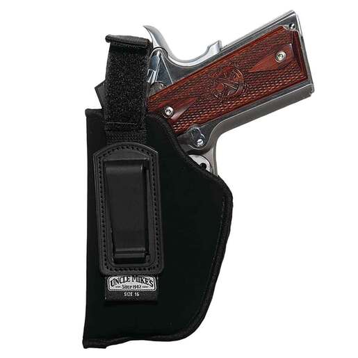 Uncle Mike's Inside-The-Pant with Retention Strap Size 16 Left Hand Holster - Black 16 thumbnail