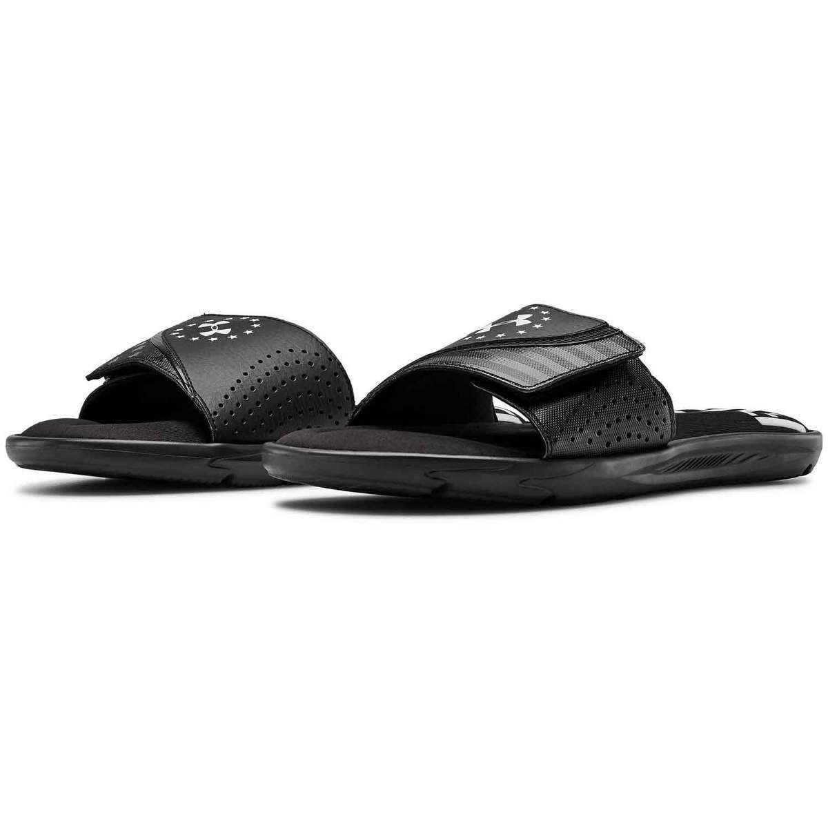 Under Armour Men's Ignite Freedom Sandals - Black - Size 9 - Black 9 ...