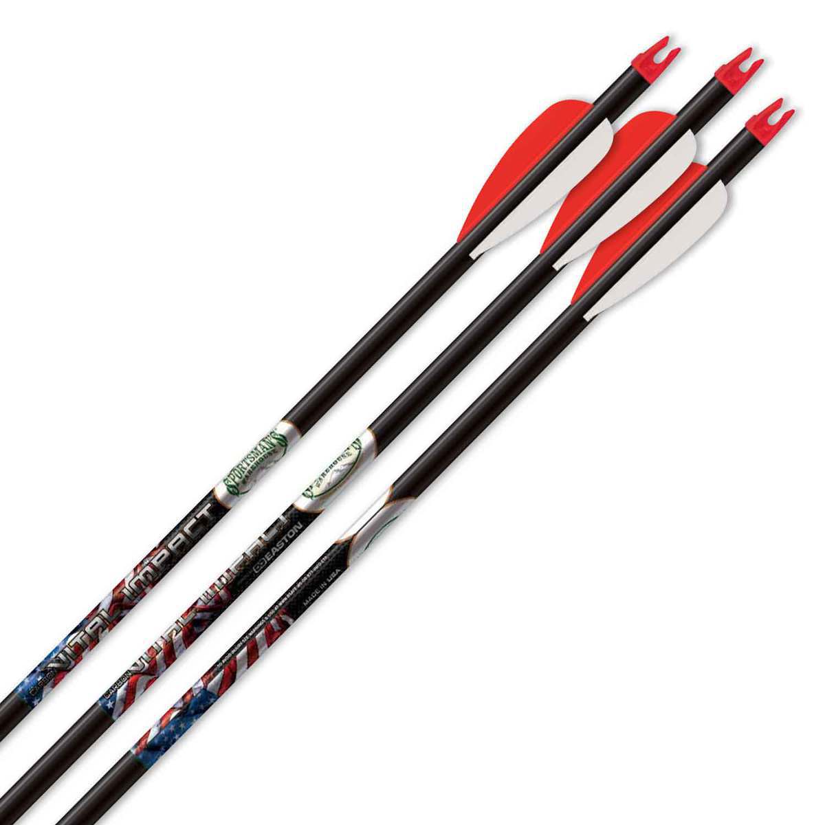 Vital Impact 6mm Pro 340 Carbon Arrows - 6 Pack - Black | Sportsman's ...