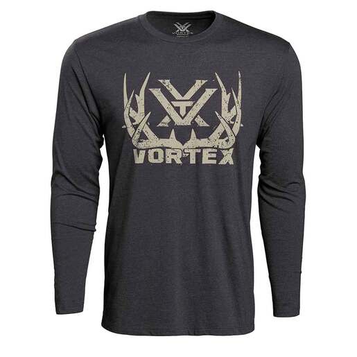 Vortex Men's Three Peaks T-Shirt - Charcoal Heather