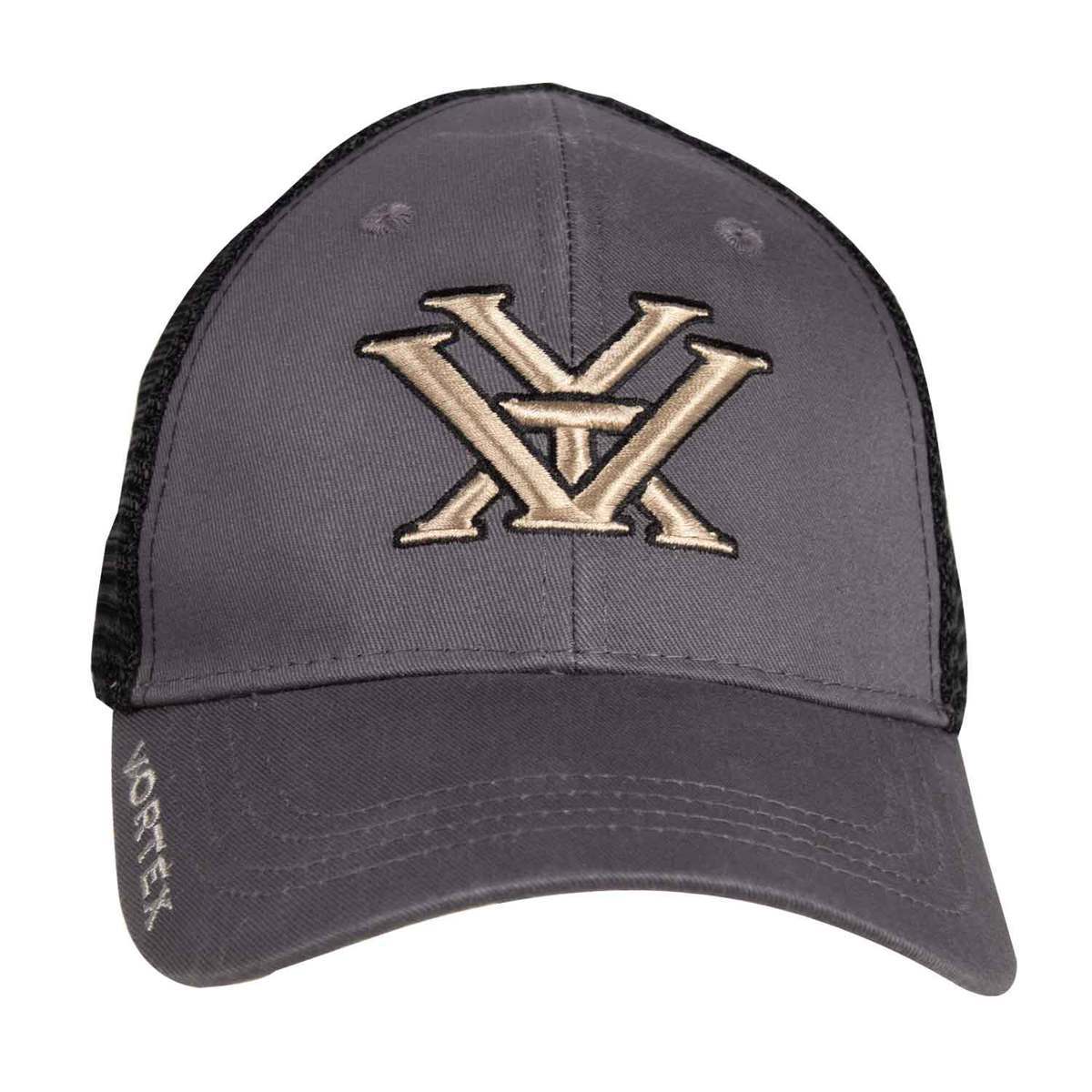 Vortex Men's Logo Hat - Charcoal - Charcoal One Size Fits Most ...