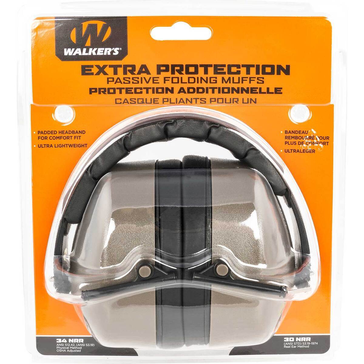 Walker's Extra Protection Passive Earmuffs Flat Dark Earth Sportsman's  Warehouse