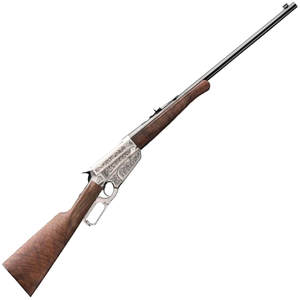 Winchester Model 1895 125th Anniversary Walnut/Nickel Lever Action Rifle - 405 Winchester - 24in