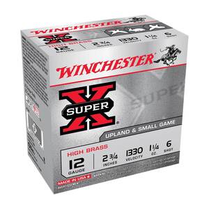 Winchester Super X 12 Gauge 2-3/4in #6