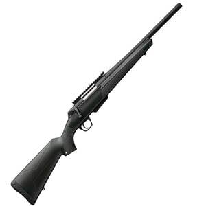 Winchester XPR 270 WSM (Winchester Short Mag) Stealth Suppressor Ready Black Perma-Cote/Green Bolt Action Rifle - 16.5in