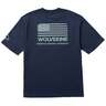 Wolverine Men's Traditional Fit Graphic Short Sleeve Casual Shirt - Navy - L - Navy L